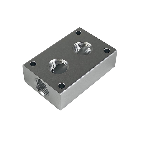 Primefit Push To Connect Manifold/Splitter Block with 4 x 3/8-in. Female NPT Ports PCMBL38 - main